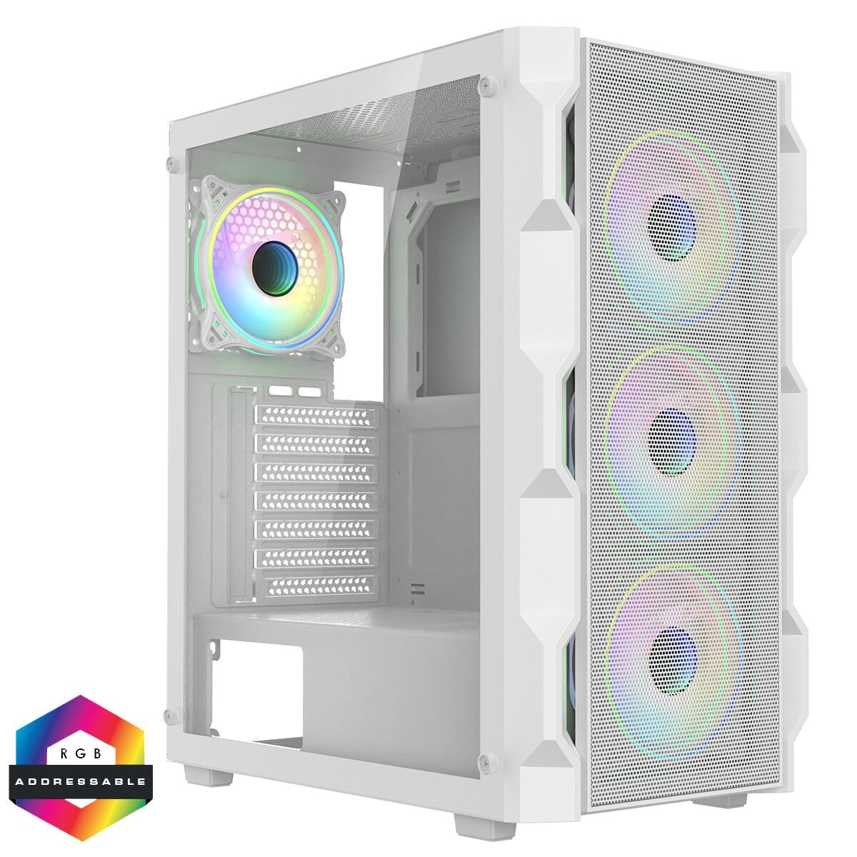 Savitar Gaming PC SAVi5 Luna White Core i5 16GB Memory 128GB SSD 1000GB HDD Nvida GT710/730 2GB WHITE-LUNA-WHITE/RGB