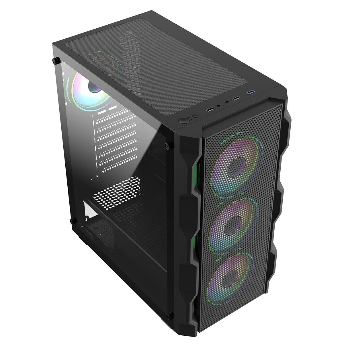 Savitar Flash i7 Gaming PC – 8GB RAM, 128GB SSD + 500GB HDD, Dual 22" Monitors, Free Speakers Bundle.