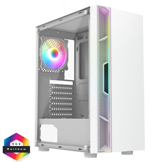Savitar Gaming PC SAVi3 Galaxy White Core i3 16GB Memory  128GB SSD  1000GB HDD  Nvida GT710/730 2GB GALAXY/WHITE/RGB