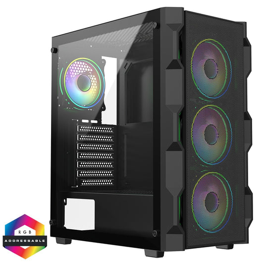 RGB Savitar Gaming  PC SAVi7 Flash  Core i7  16GB  128GB SSD  1000GB HDD 22Inch Monitor Bundle and Speakers Free affordable  computer budget